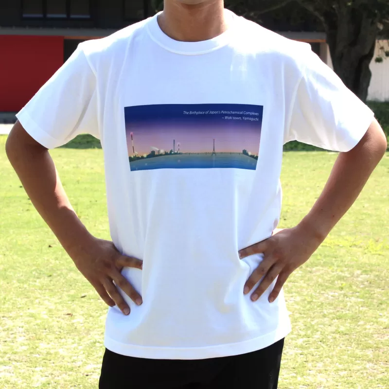 町のPRのためのTシャツ(販売用)